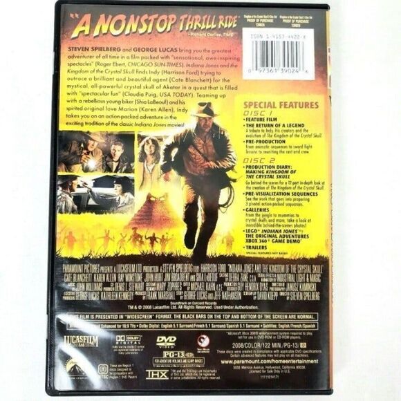 Indiana Jones and the Kingdom of the Crystal Skull (Single-Disc Edition) - Picture 4 of 4